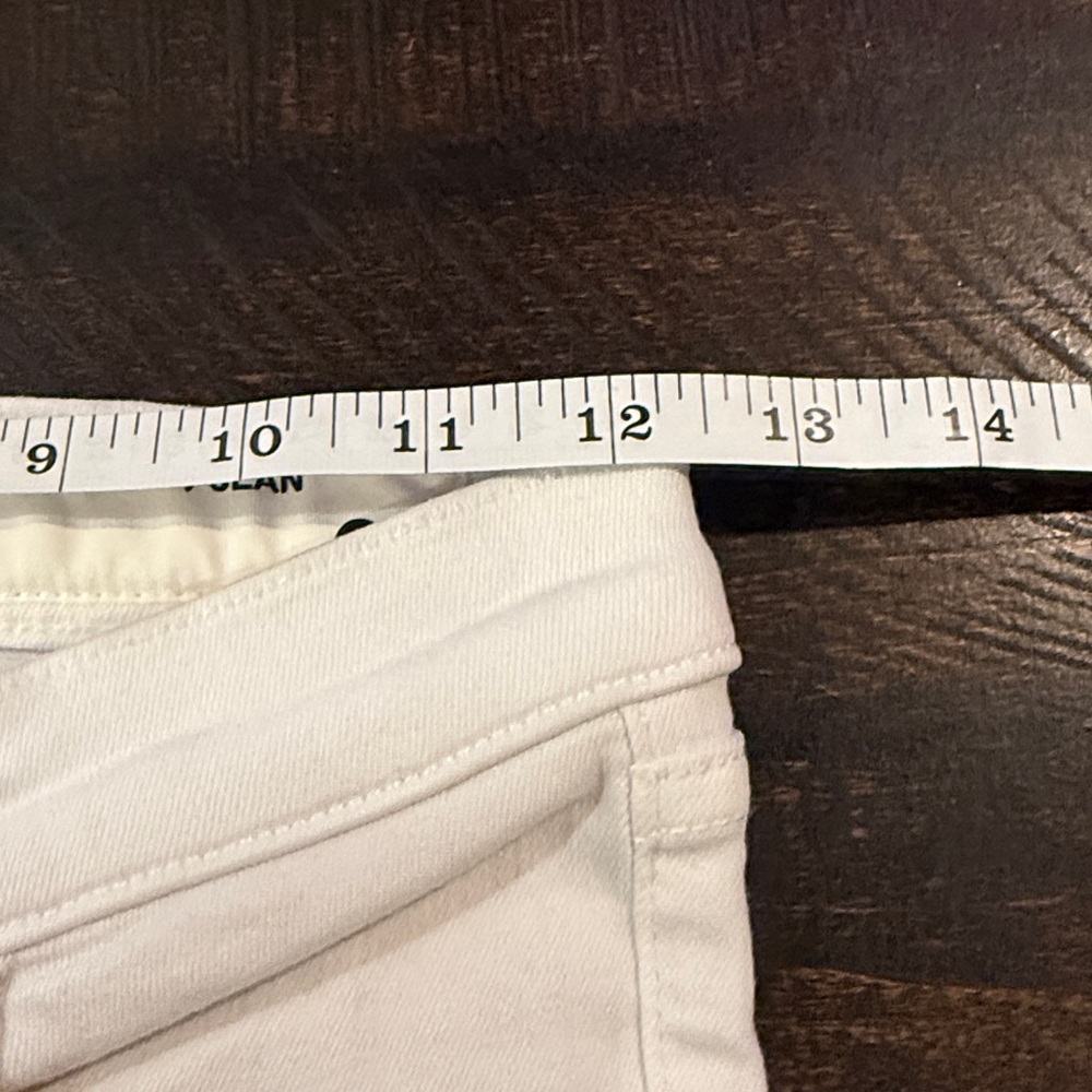 rag & bone White Raw Hem Skinny Ankle Jeans 25 Stretch - Picture 8 of 10